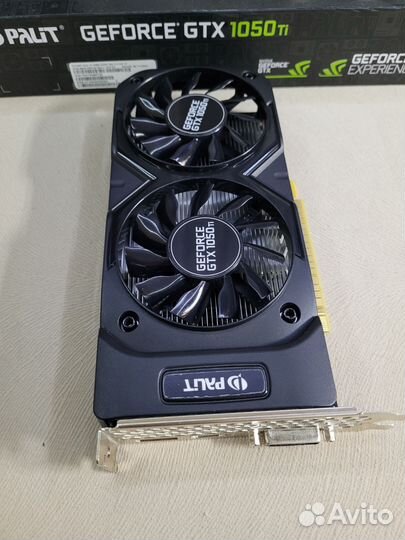 Видеокарта Palit GTX 1050ti Dual OC 4gb