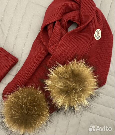 Moncler шапка шарф