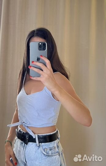 Топ Bershka (xs) хлопок