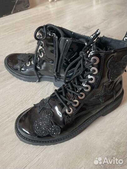Ботинки демисезонные для девочки 34 размер