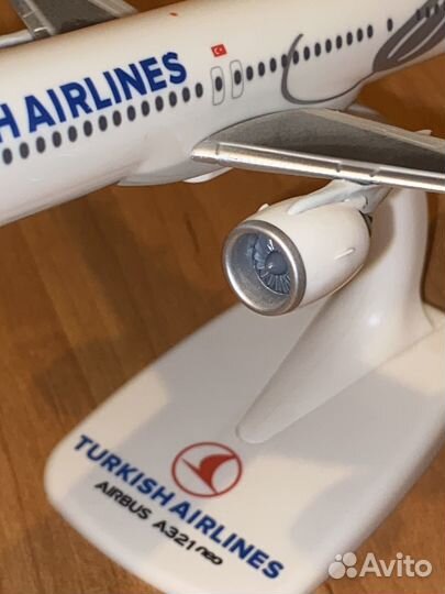 Модель самолета Airbus a321neo Turkish Airlines
