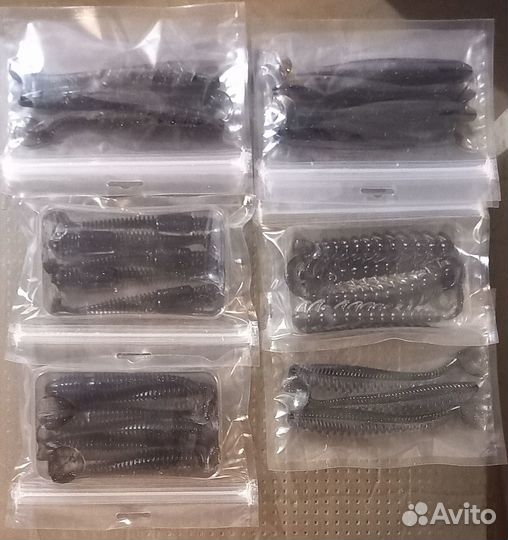 Силиконовые приманки Keitech, Lucky John, Frapp