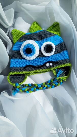 Шапка детская вязаная