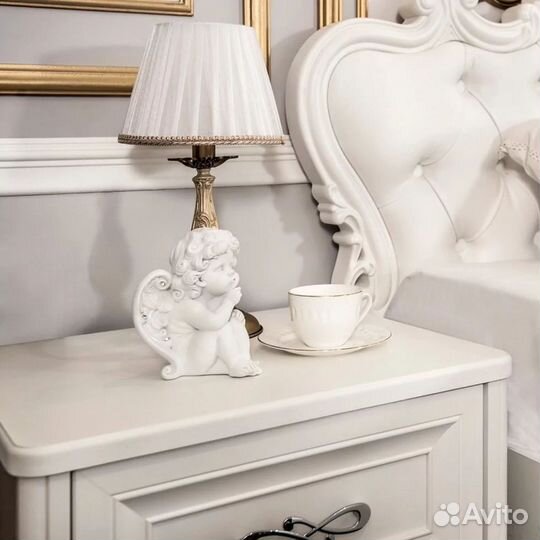 Гарнитур для спальни Мишель 4Д - 1.8 белый матовый