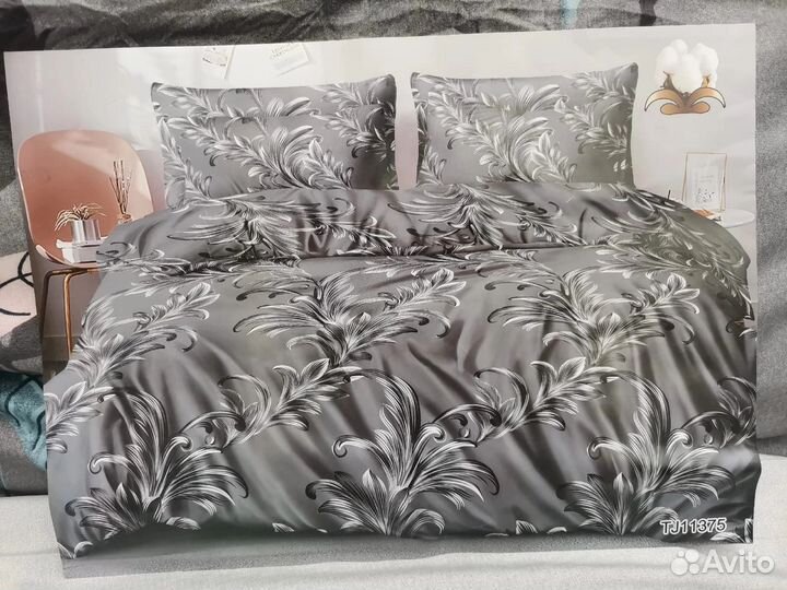 Комплект с готовым одеялом и подушки + простыня