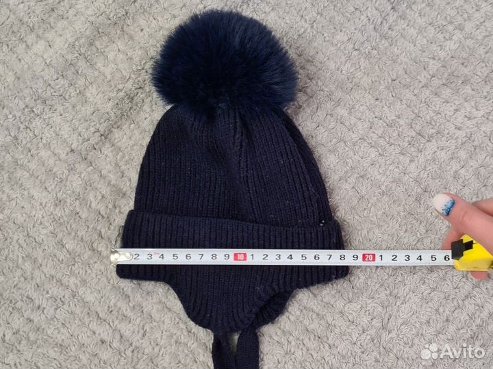 Шапка зимняя на мальчика 2-3 года