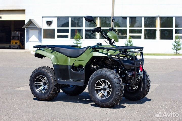 Квадроцикл irbis ATV 200U LUX (+лебедка) хаки птс
