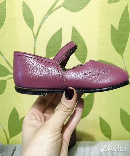 Туфли детсткие кожаные СССР 70-х годов