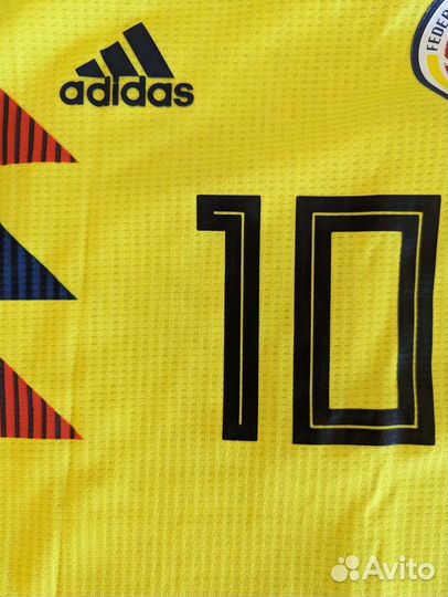 Футболка сборной Колумбии по футболу James 10