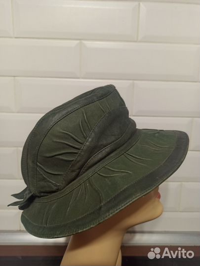 Шляпы женские СССР из кожи