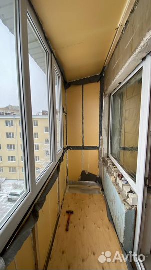 Утепление и отделка балконов и лоджий