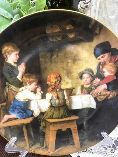 Прекрасрая декоративная тарелка «Дети»