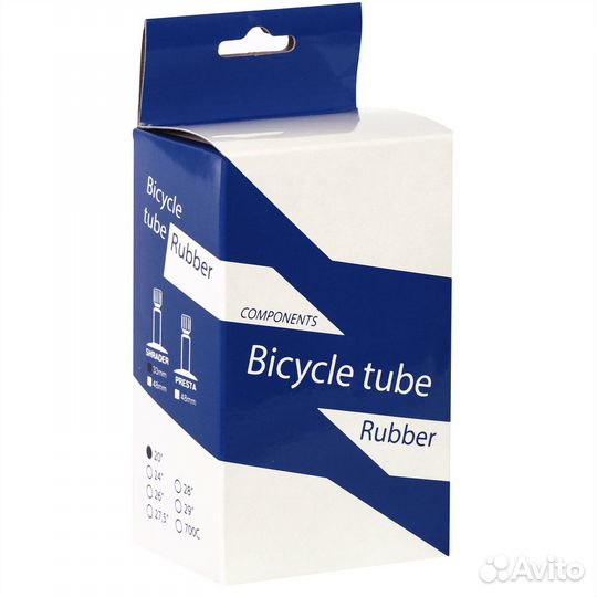 Камера велосипедная BT, 20X1,75/1,95 автонип.33мм