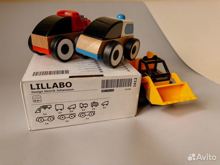 Машинки икеа с деревянным основанием/ IKEA lillabo