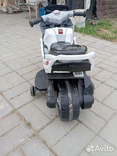Мотоцикл детский электрический