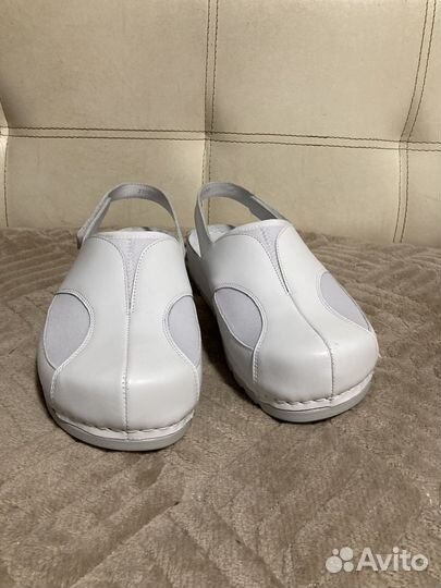 Сабо натуральная кожа