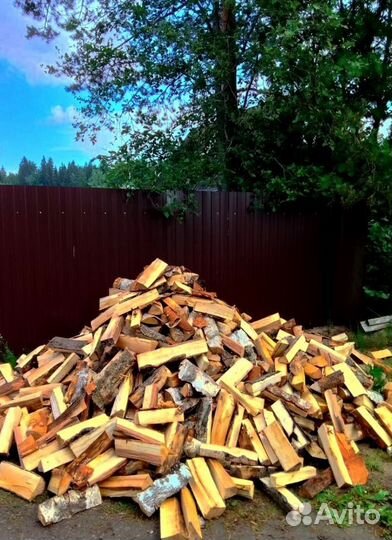 Дрова любые сухие в укладку качественные