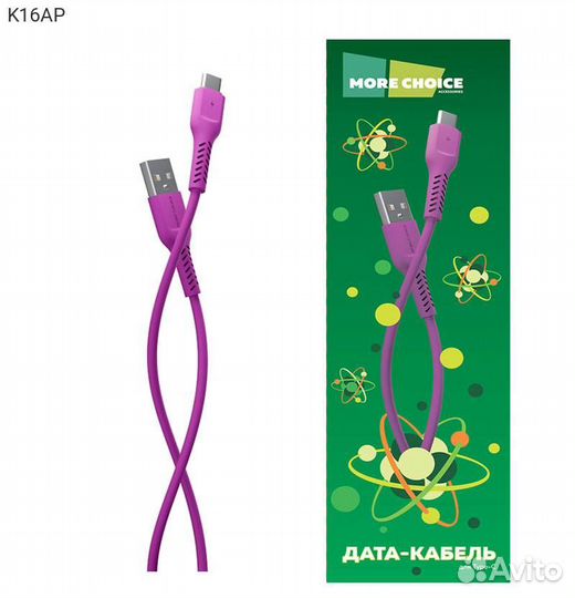 USB кабель More choice K16A USB Type C (M) - USB