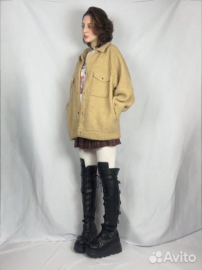 Плюшевое пальто y2k