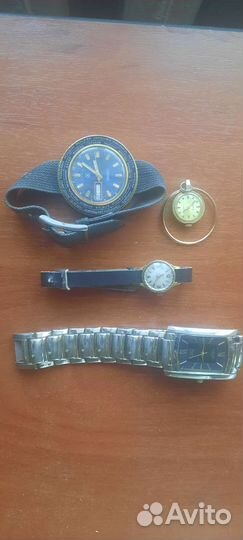 Часы СССР, настольные, ручные