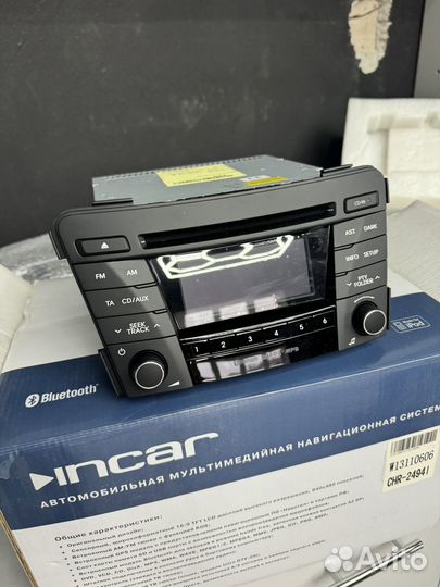 Штатная магнитола Hyndai i40 2014 года