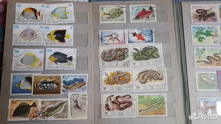 Альбом с почтовыми марками