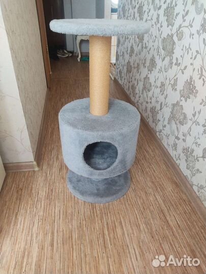 Когтеточка домик для кошки бу