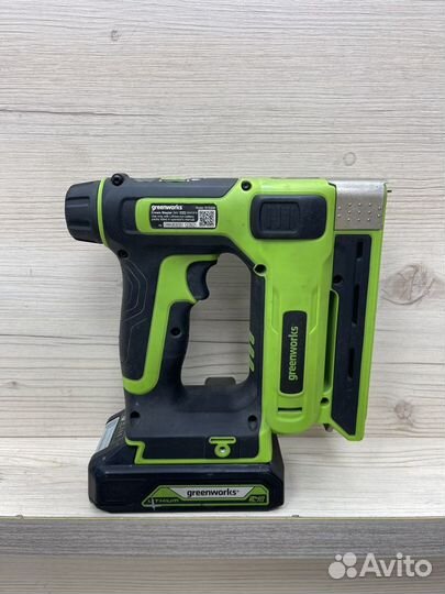 Акк степлер Greenworks G24CS10