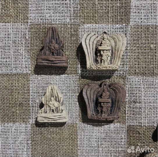 Шахматы «Индия» авторская ручная работа, гипс