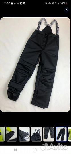 Куртка детская зимняя 98, со штанами, костюм