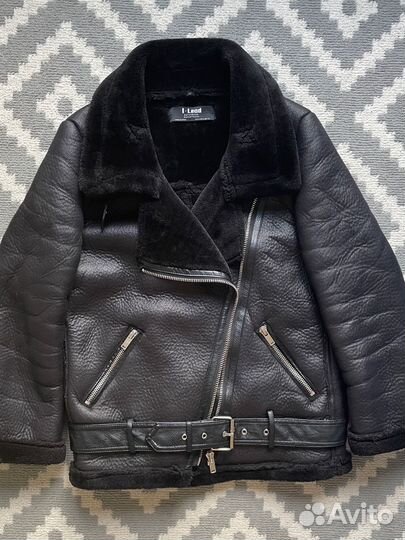 Дубленка-авиатор искусственная