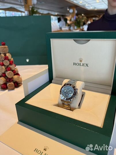 Rolex Daytona Platinum Arabic Ice Blue Dial 116506
