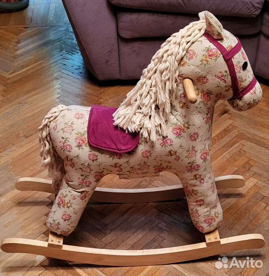 Деревянная Лошадь качалка