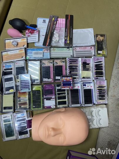 Манекен для наращивания ресниц