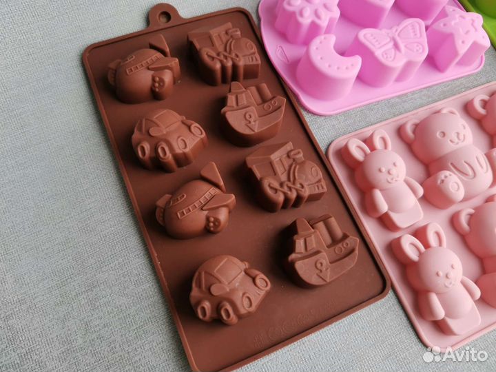 Формочки силиконовые для льда шоколада мыла гипса