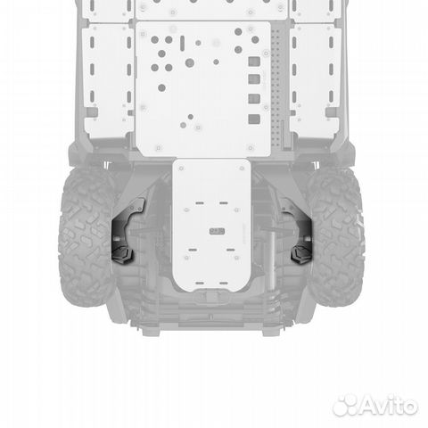 Защита рычагов задней подвески алюминиевая Command
