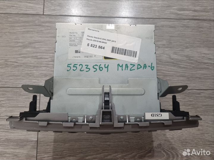 Магнитола на mazda 6 gh