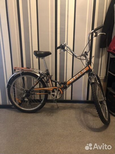 Велосипед stels pilot складной