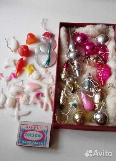 Набор ёлочных игрушек СССР