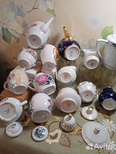 Сервизы по предметно на добор Фарфор СССР