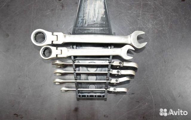 Набор ключей Дело техники трещоточных шарнирных 6п