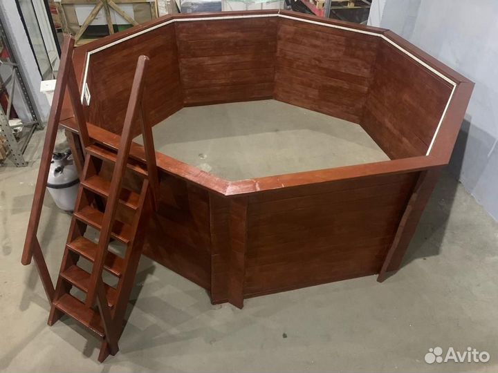 Сборный деревянный бассейн