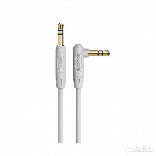 Кабель borofone AUX BL4 White 2m