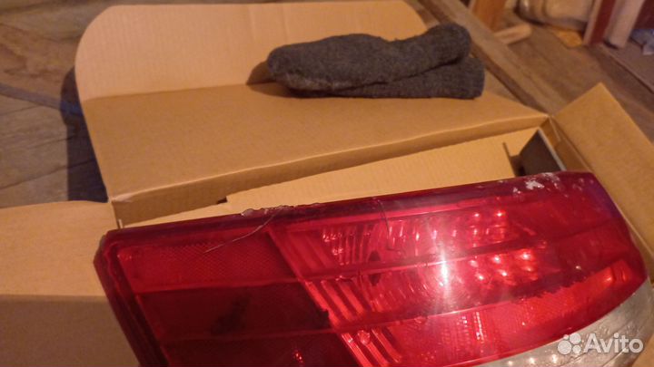 Задний левый и передние фары