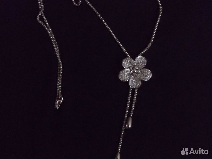 Серебряное колье
