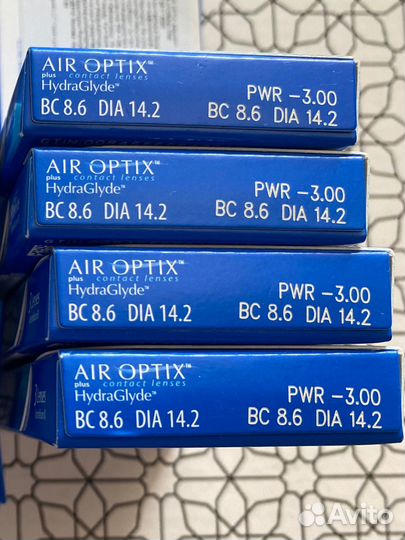 Alcon Контактные линзы, 3 шт. ежемесячные / -3,0