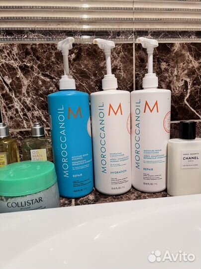 Moroccanoil шампунь, бальзам