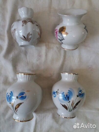 Столовые вазы лоз -лфз Фарфор.СССР разные