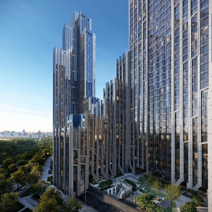 3-к. квартира, 86,6 м², 5/56 эт.