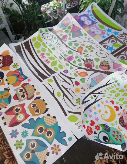 Наклейки интерьерные